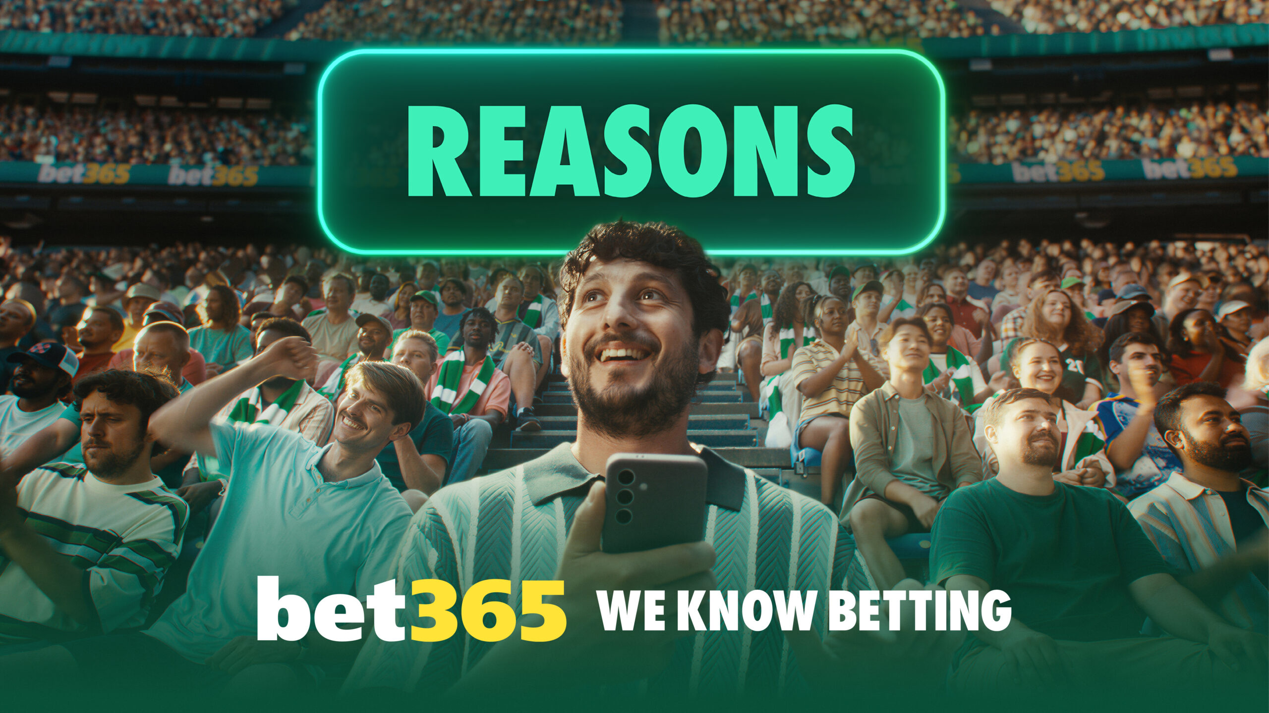 bet365 Reasons campaign key visual