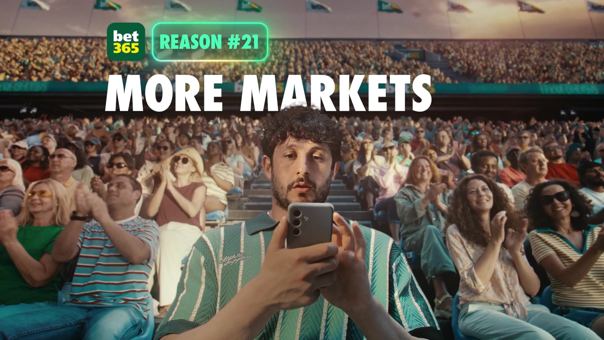 Still from the bet365 Reasons campaign film